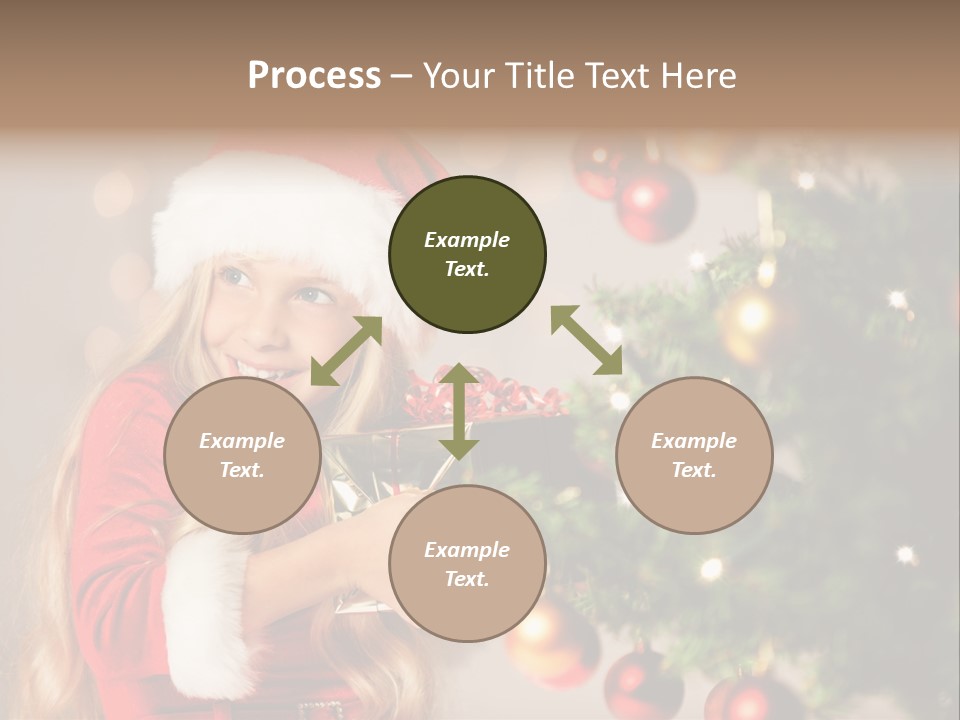 Caucasian Contemplative Merry PowerPoint Template