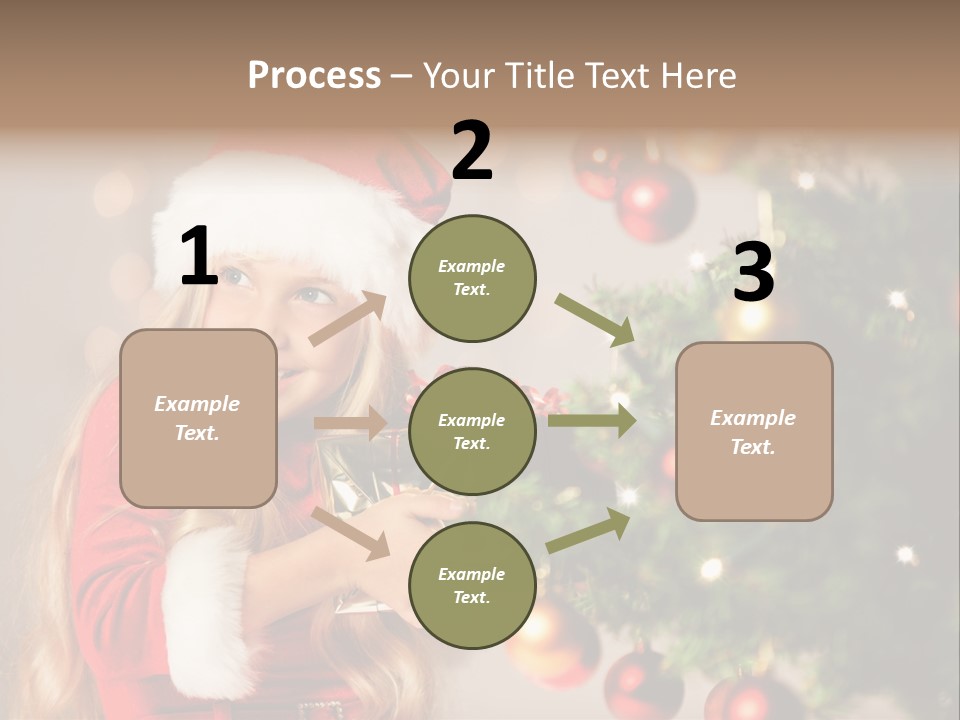 Caucasian Contemplative Merry PowerPoint Template
