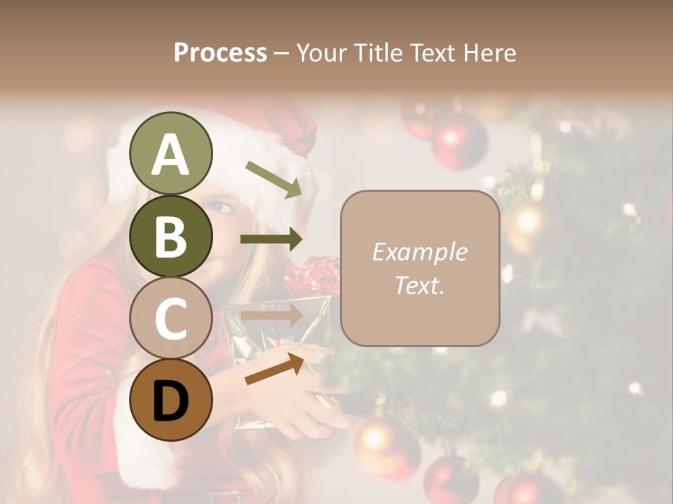 Caucasian Contemplative Merry PowerPoint Template