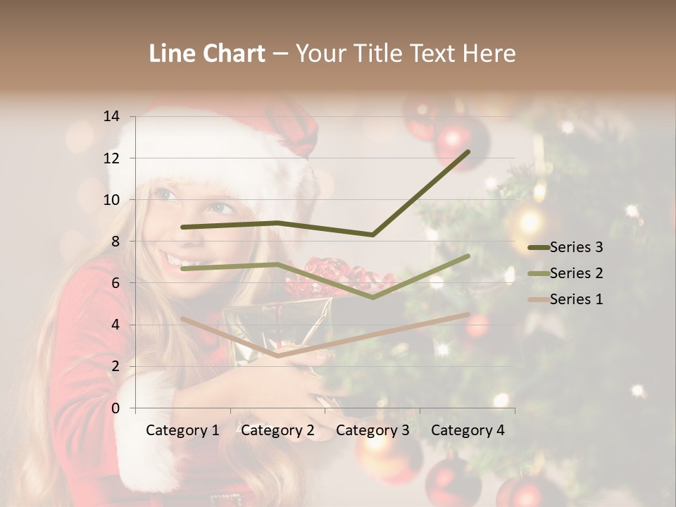 Caucasian Contemplative Merry PowerPoint Template