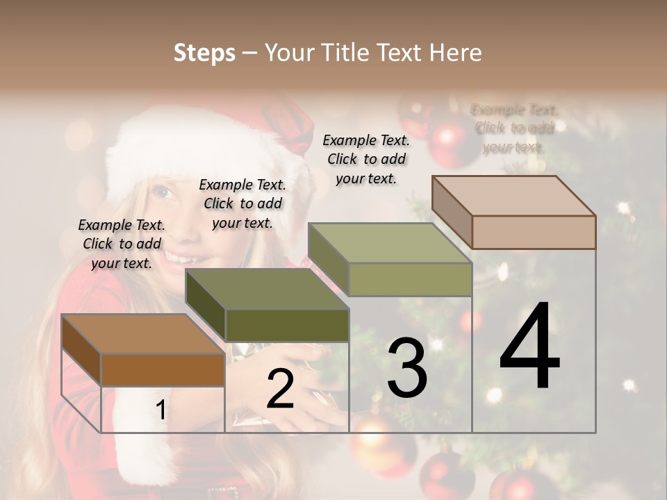 Caucasian Contemplative Merry PowerPoint Template