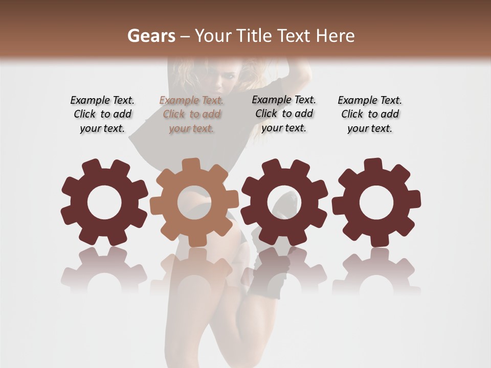 Mid Air Motion Acrobat PowerPoint Template