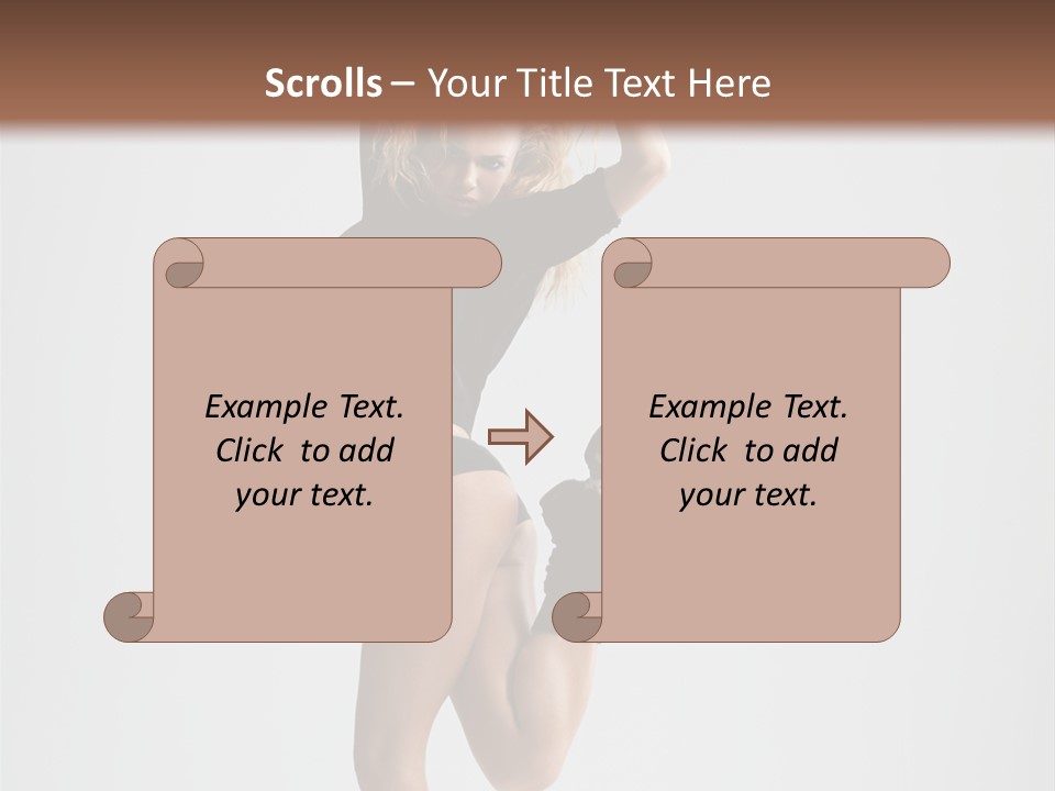 Mid Air Motion Acrobat PowerPoint Template