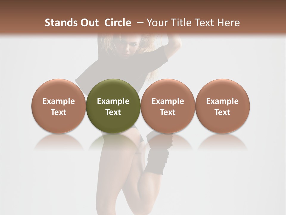 Mid Air Motion Acrobat PowerPoint Template