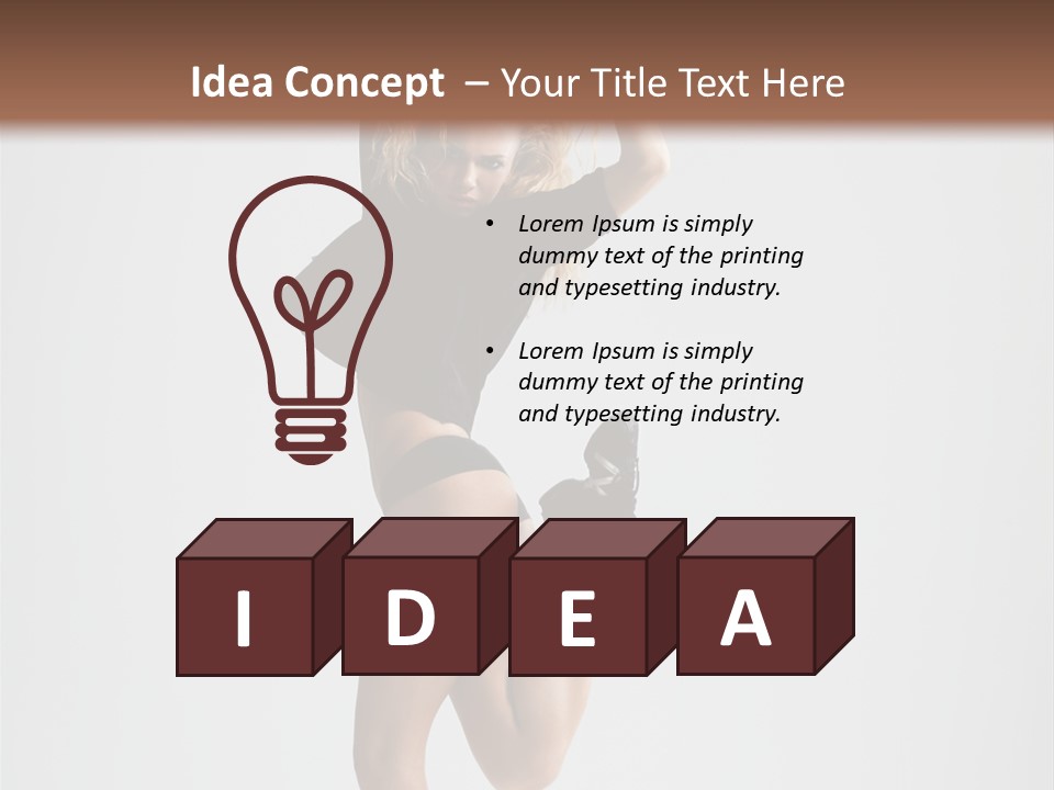 Mid Air Motion Acrobat PowerPoint Template