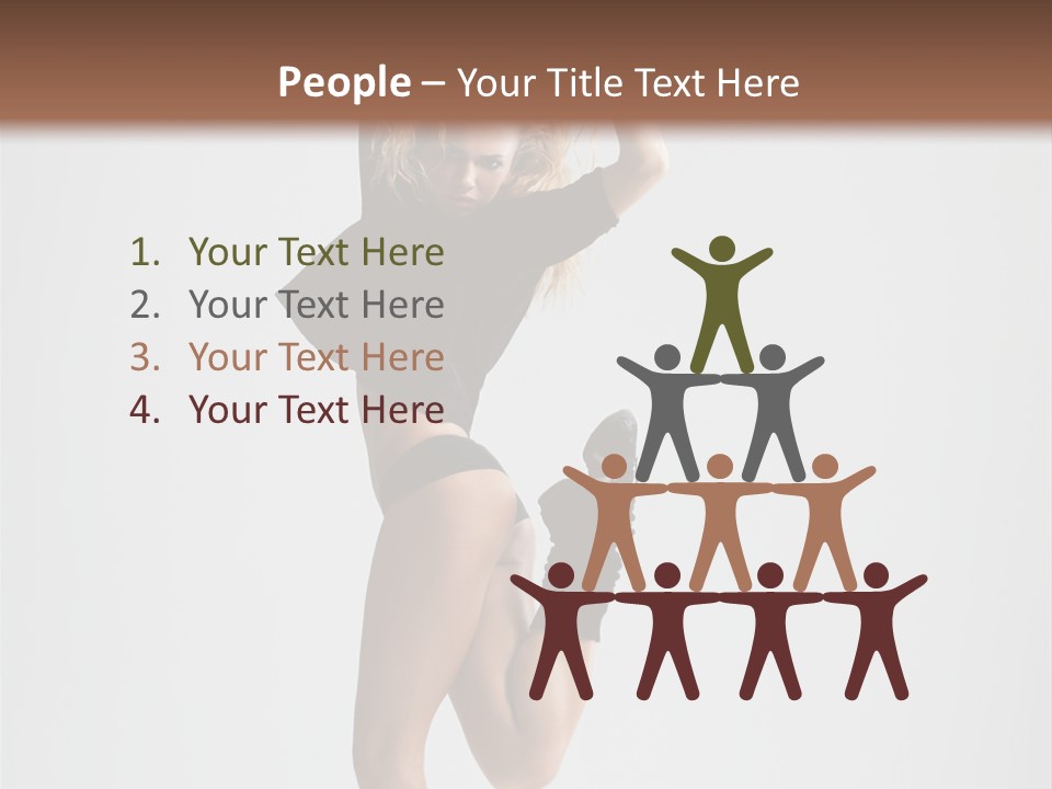 Mid Air Motion Acrobat PowerPoint Template