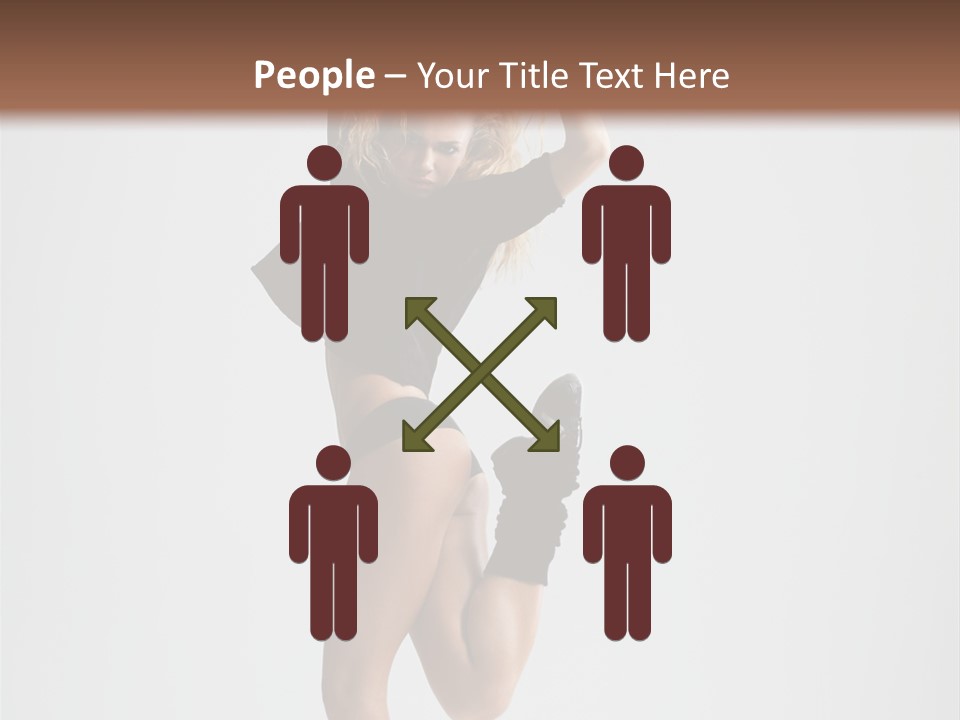 Mid Air Motion Acrobat PowerPoint Template