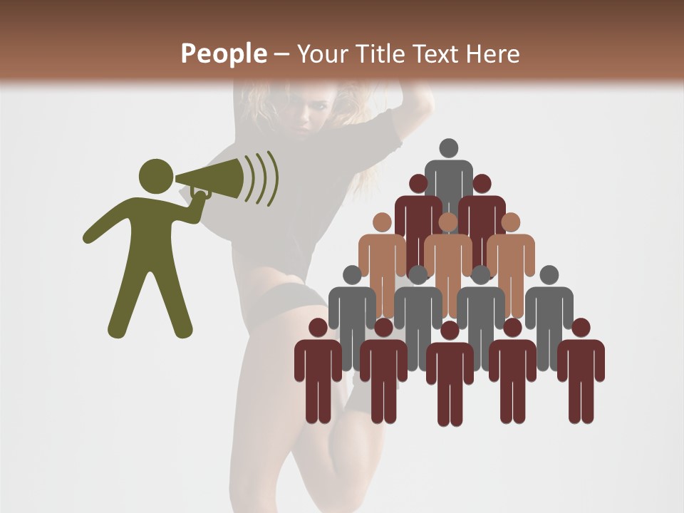 Mid Air Motion Acrobat PowerPoint Template