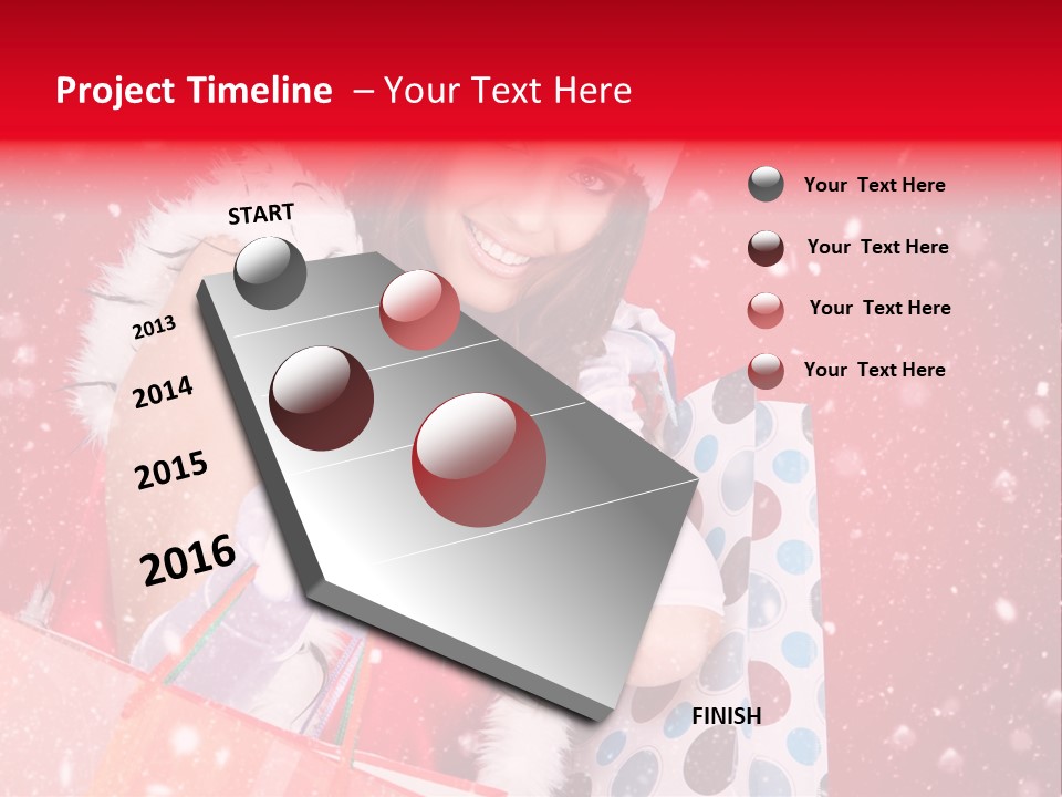 Sexy Portrait View PowerPoint Template