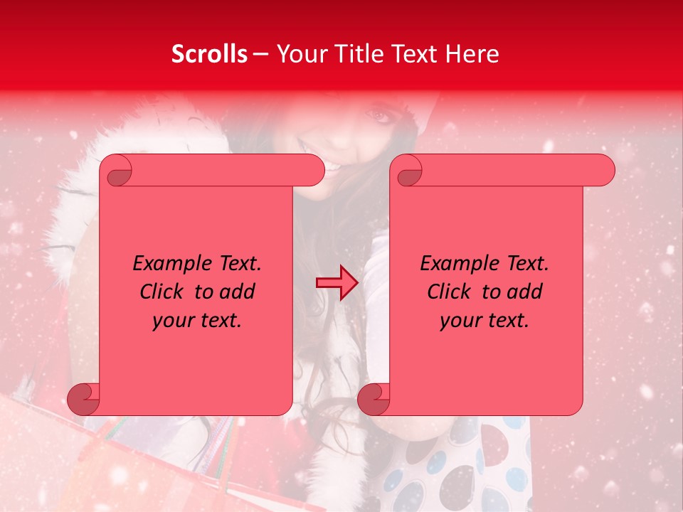 Sexy Portrait View PowerPoint Template
