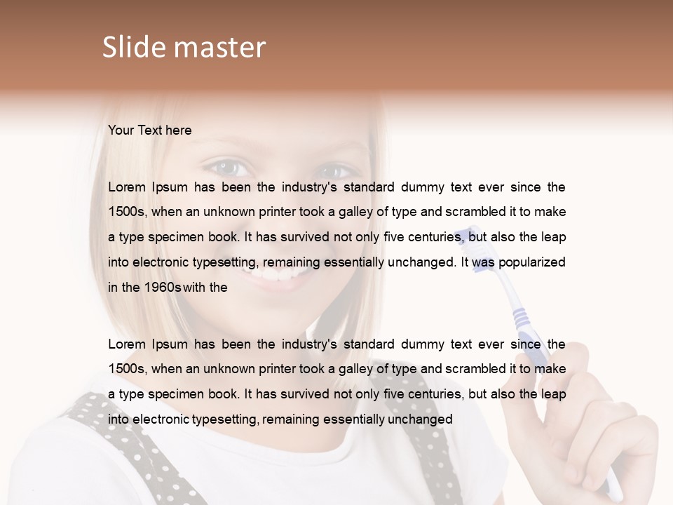 Happy Care People PowerPoint Template