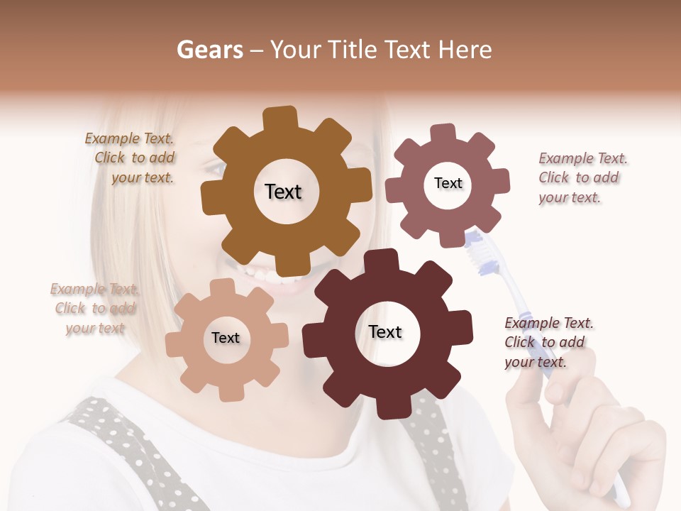 Happy Care People PowerPoint Template