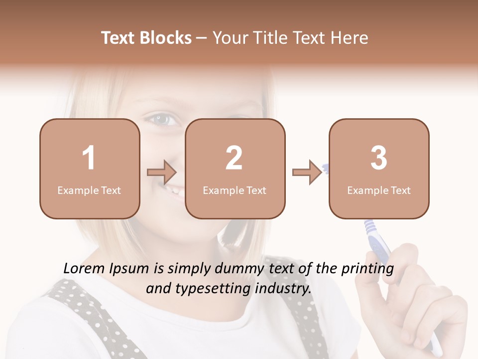 Happy Care People PowerPoint Template