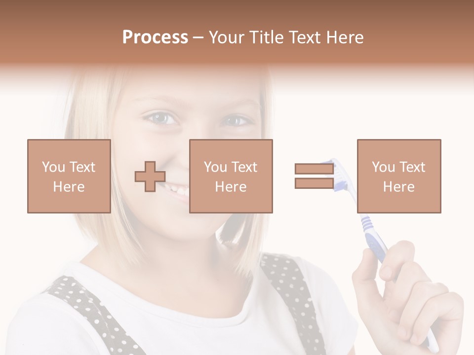 Happy Care People PowerPoint Template