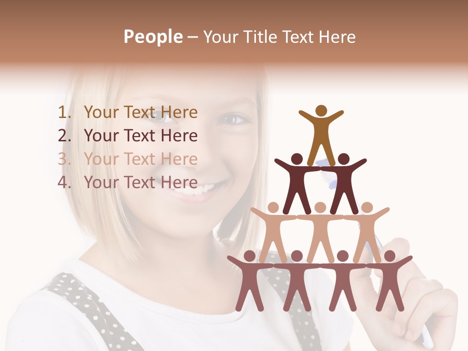 Happy Care People PowerPoint Template
