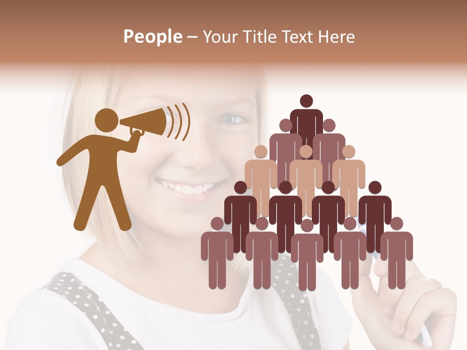 Happy Care People PowerPoint Template