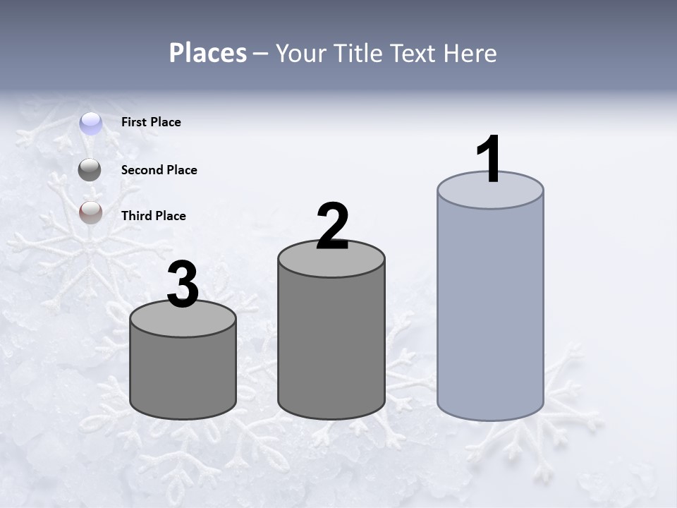 Post Card Crystal Year PowerPoint Template