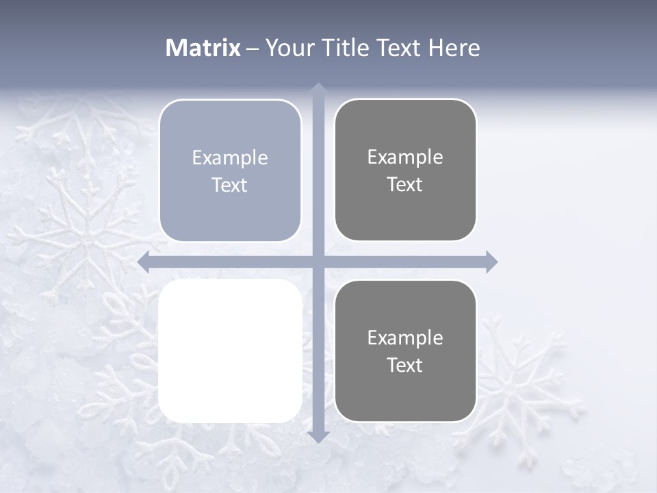 Post Card Crystal Year PowerPoint Template