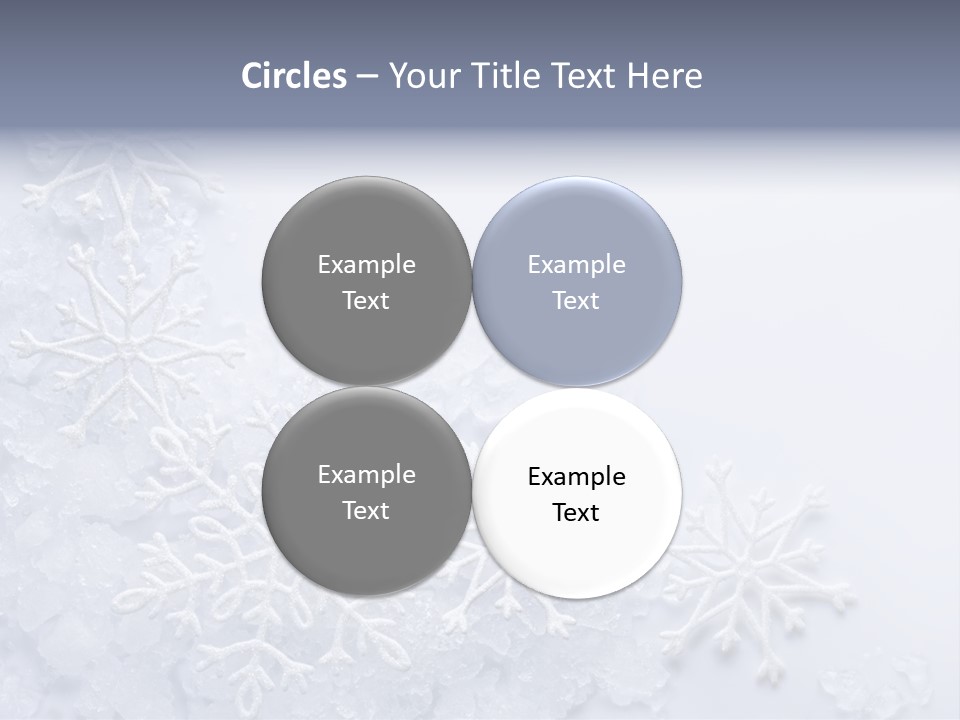 Post Card Crystal Year PowerPoint Template