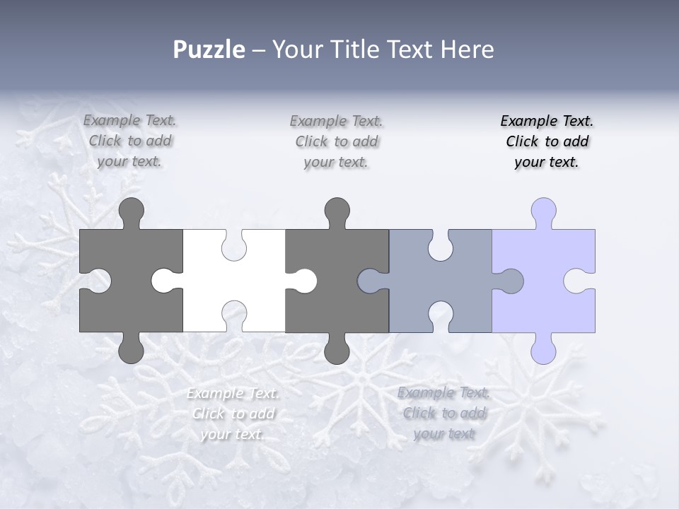 Post Card Crystal Year PowerPoint Template