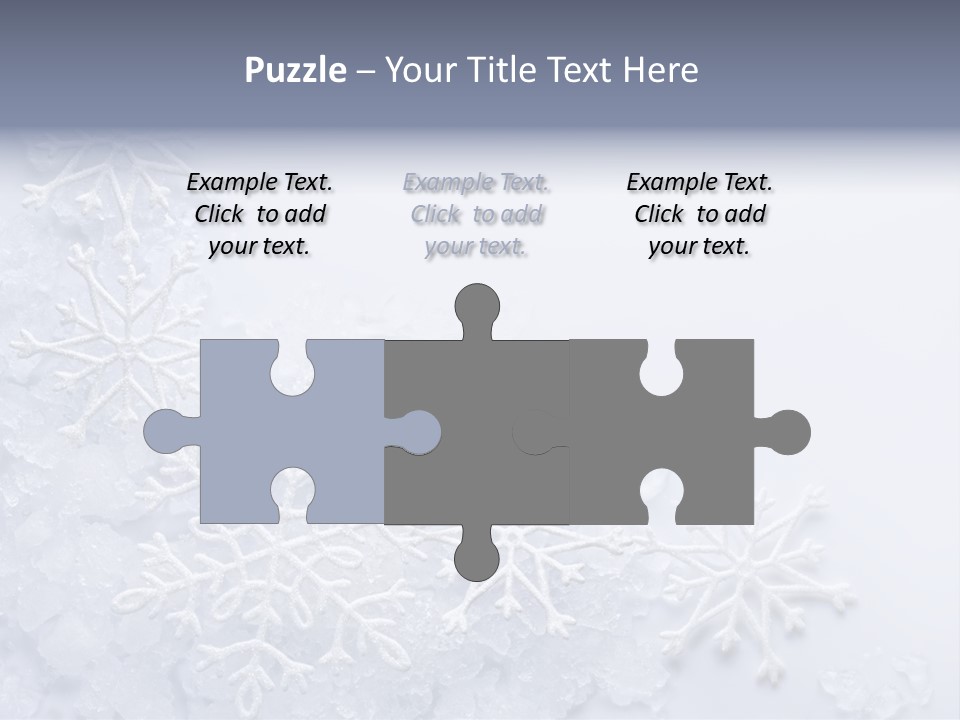 Post Card Crystal Year PowerPoint Template