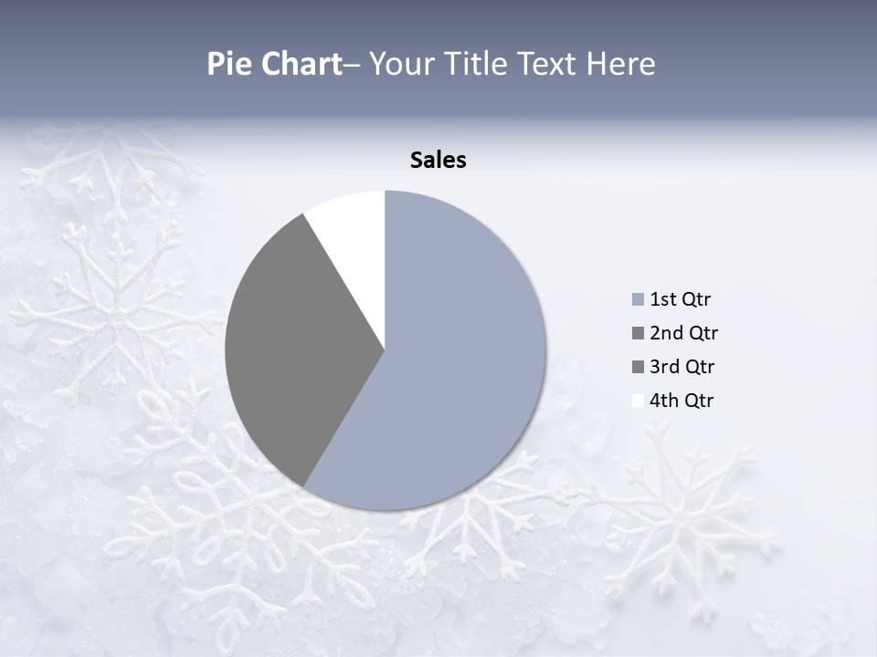 Post Card Crystal Year PowerPoint Template