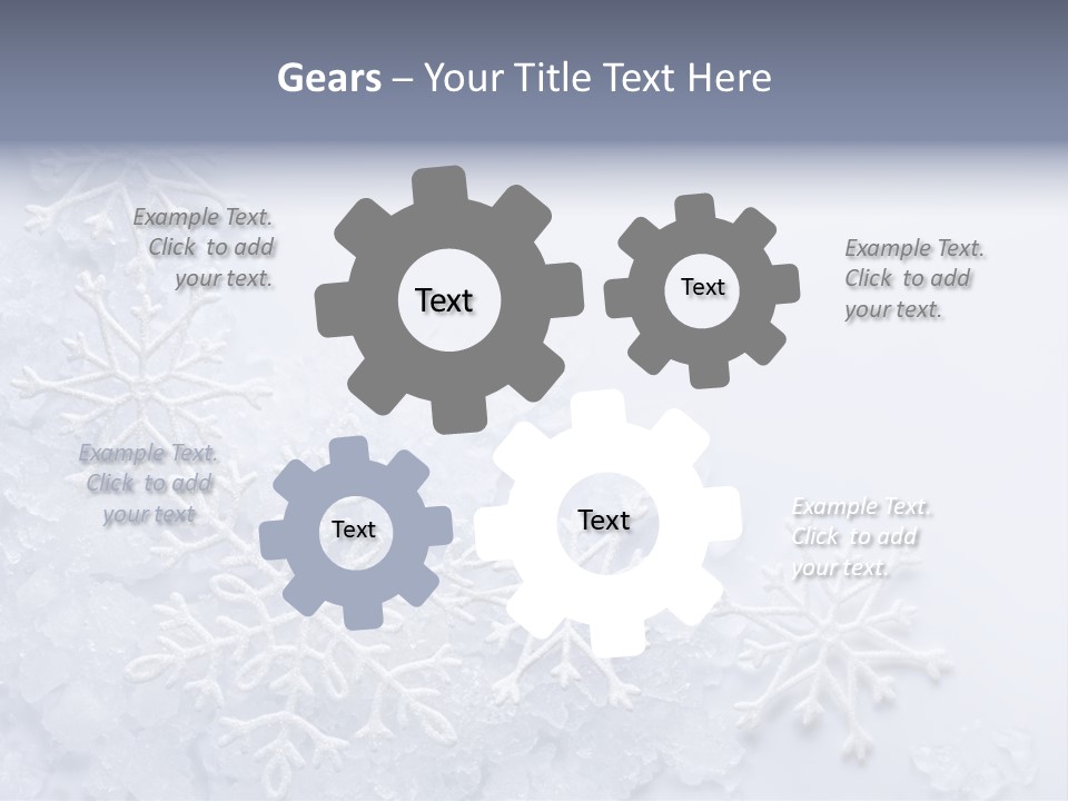 Post Card Crystal Year PowerPoint Template