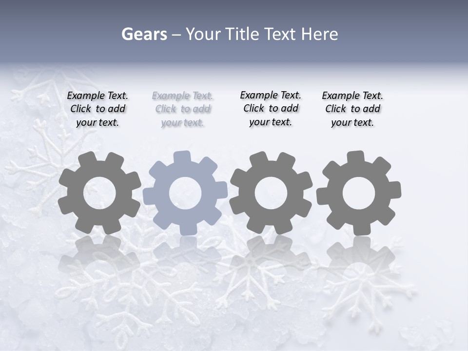 Post Card Crystal Year PowerPoint Template