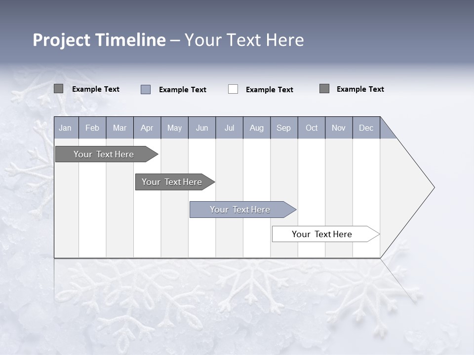 Post Card Crystal Year PowerPoint Template