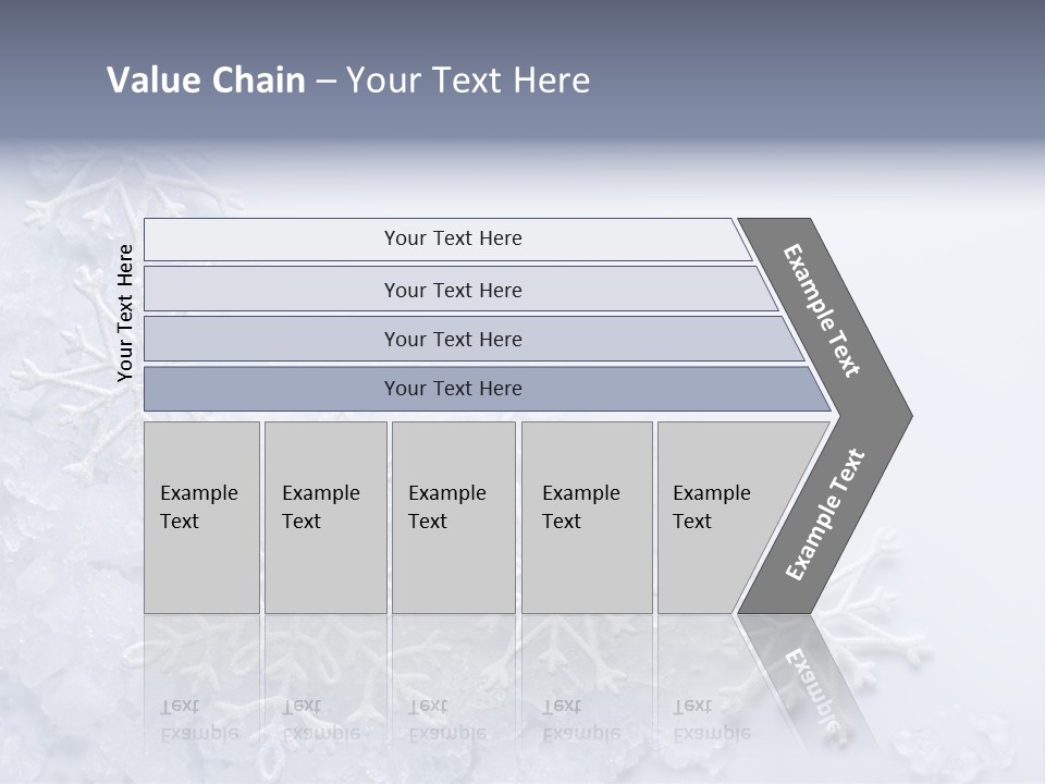 Post Card Crystal Year PowerPoint Template