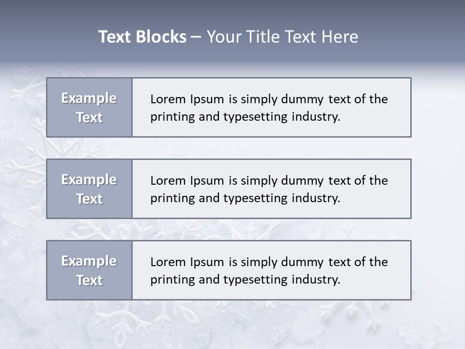 Post Card Crystal Year PowerPoint Template
