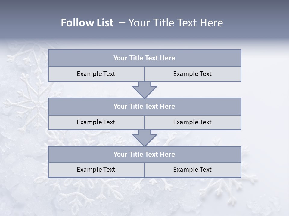 Post Card Crystal Year PowerPoint Template