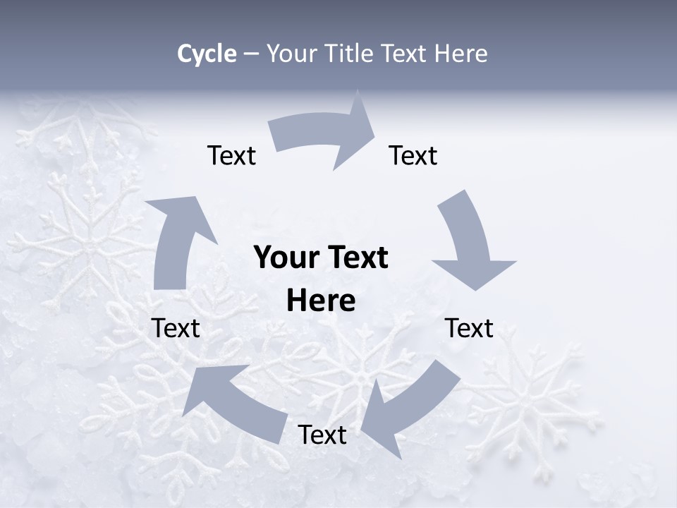 Post Card Crystal Year PowerPoint Template