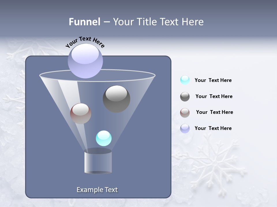 Post Card Crystal Year PowerPoint Template