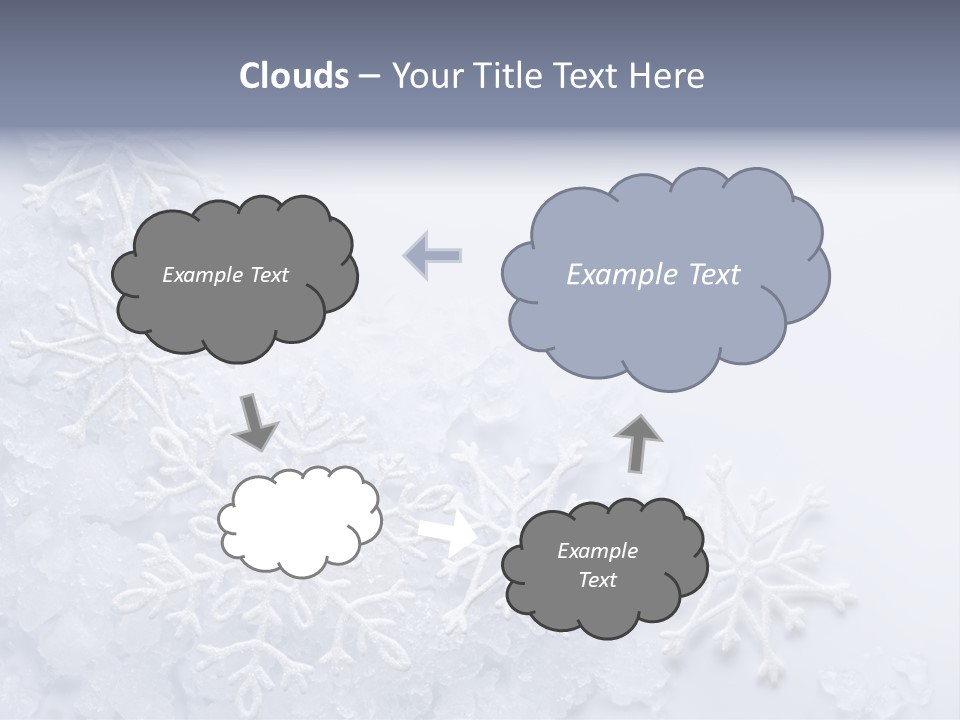 Post Card Crystal Year PowerPoint Template