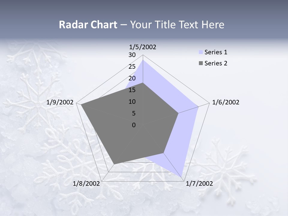 Post Card Crystal Year PowerPoint Template