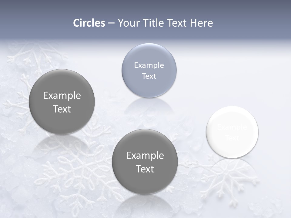 Post Card Crystal Year PowerPoint Template