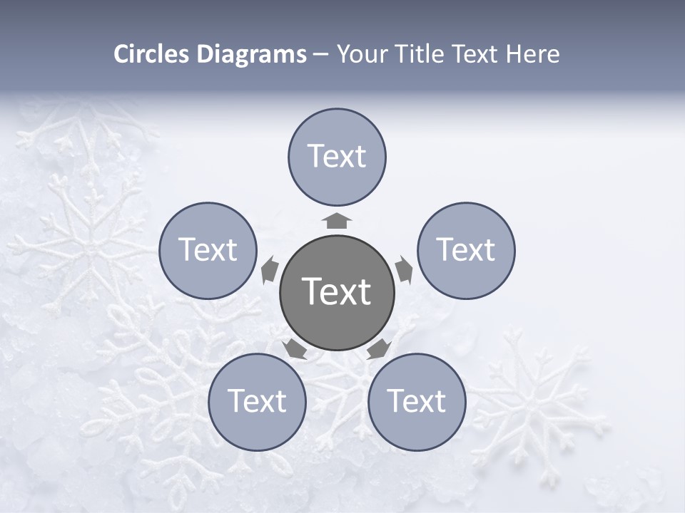 Post Card Crystal Year PowerPoint Template