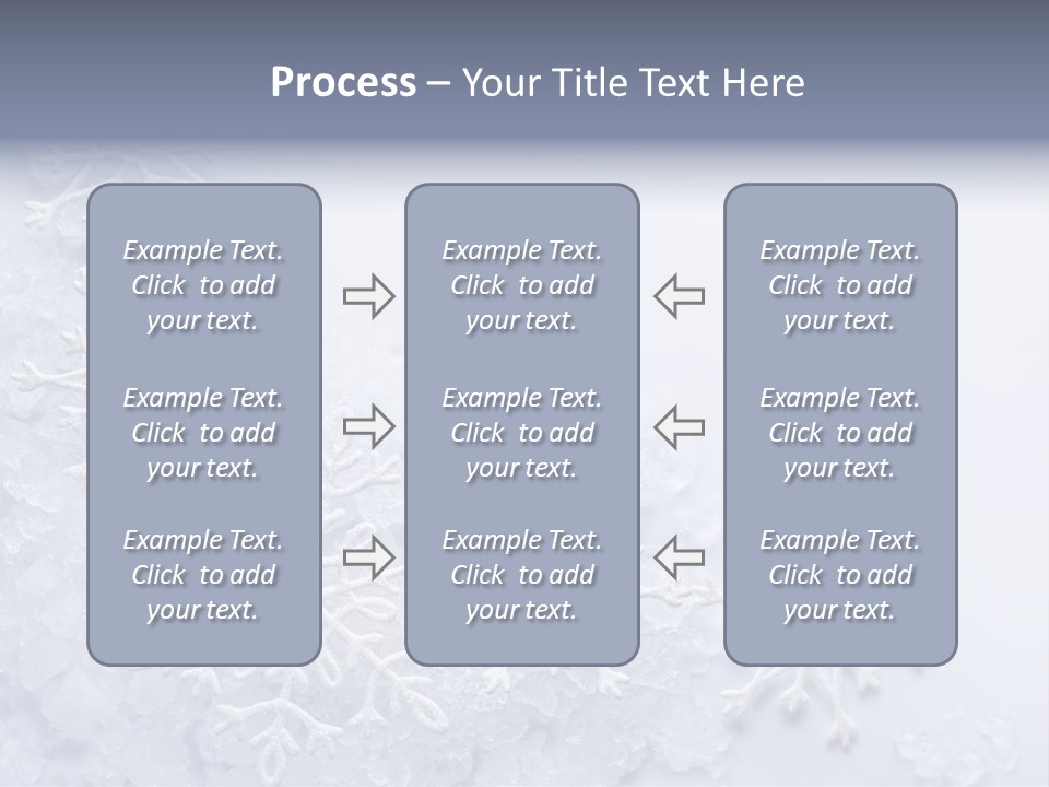 Post Card Crystal Year PowerPoint Template