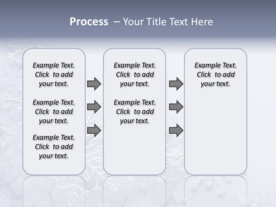 Post Card Crystal Year PowerPoint Template