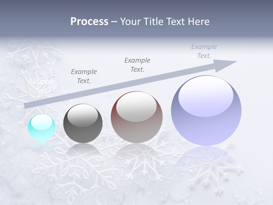 Post Card Crystal Year PowerPoint Template
