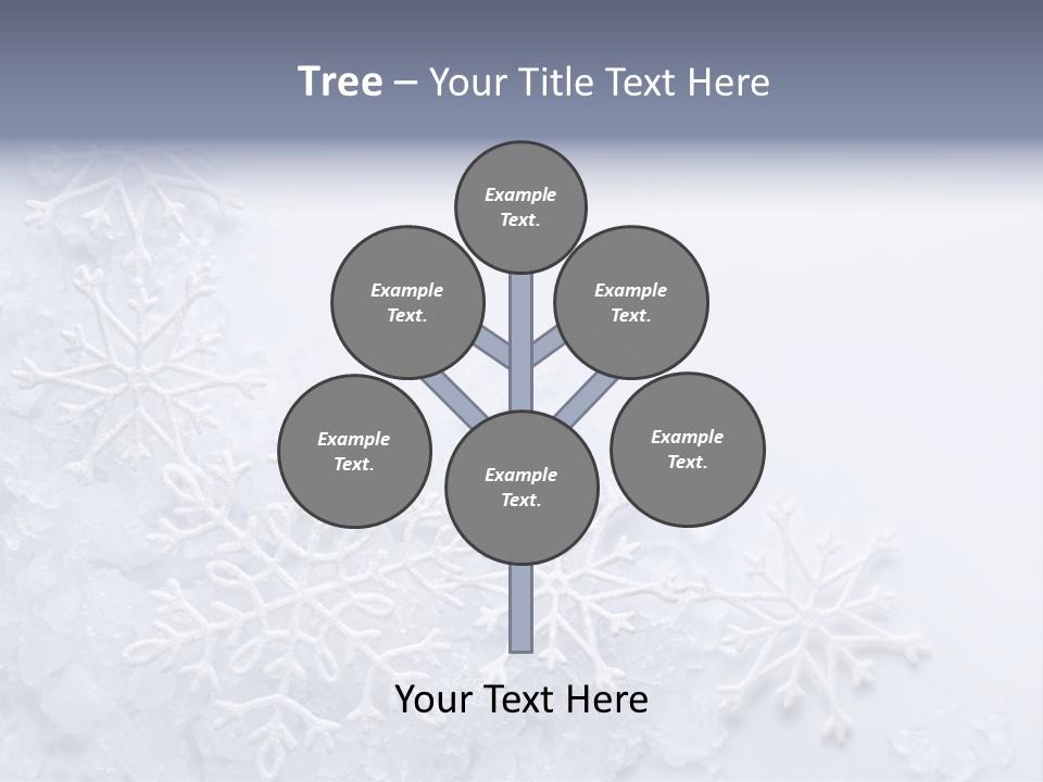 Post Card Crystal Year PowerPoint Template