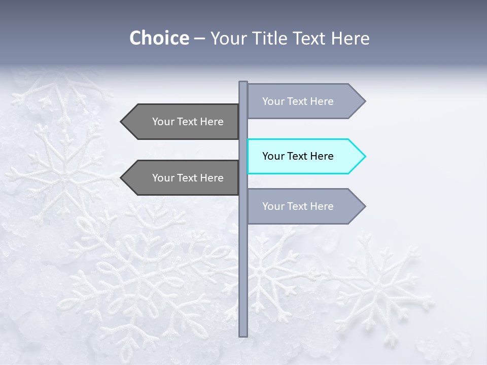 Post Card Crystal Year PowerPoint Template