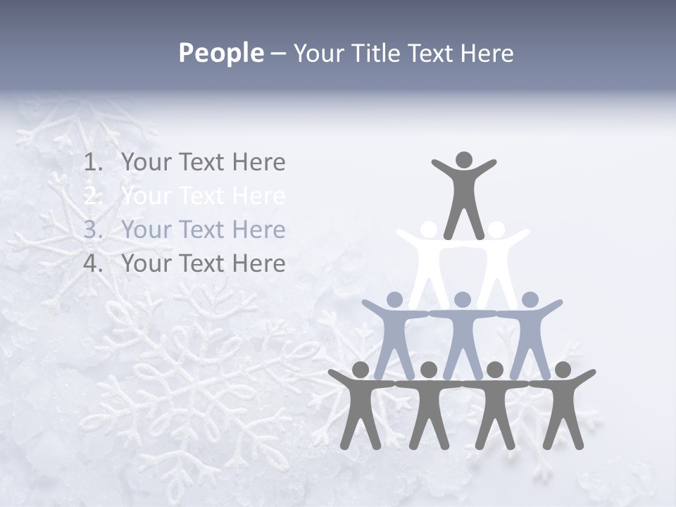 Post Card Crystal Year PowerPoint Template