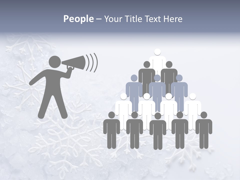 Post Card Crystal Year PowerPoint Template