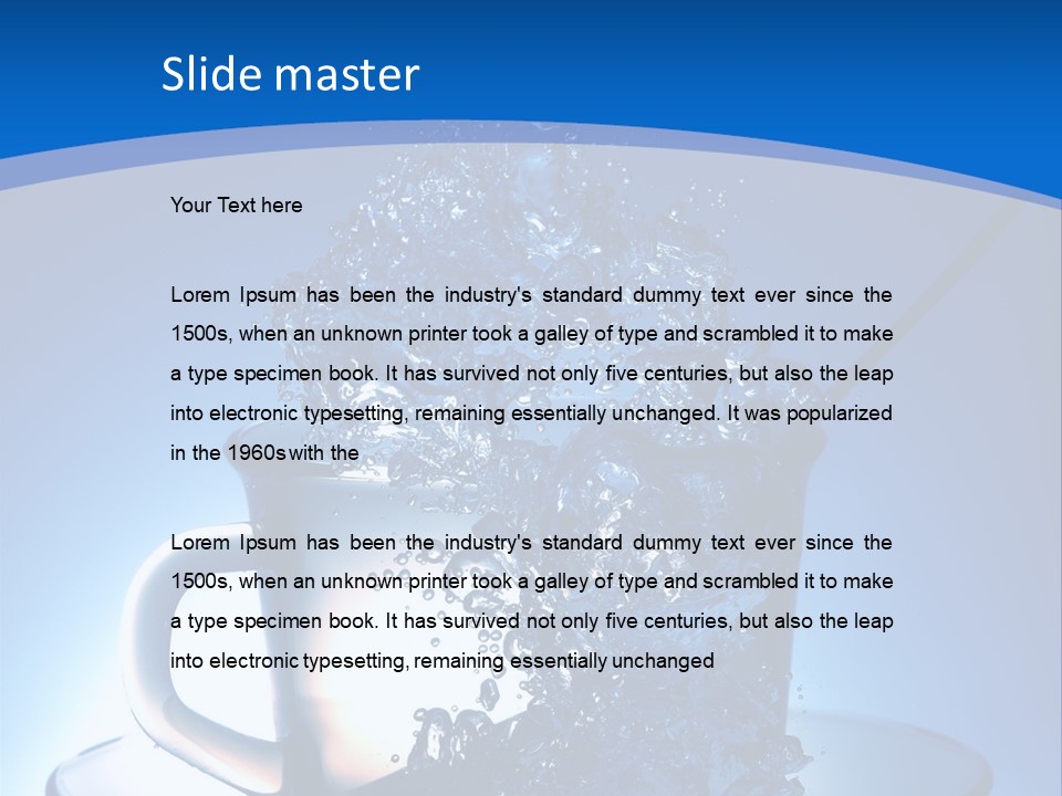 Office Figure Company PowerPoint Template