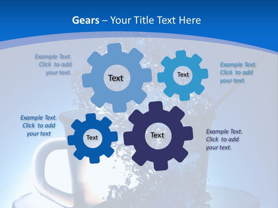Office Figure Company PowerPoint Template