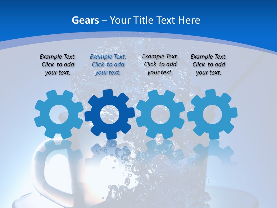 Office Figure Company PowerPoint Template