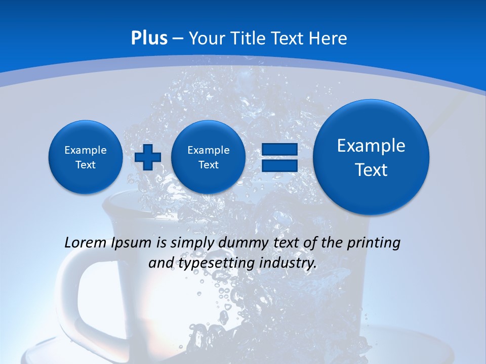 Office Figure Company PowerPoint Template