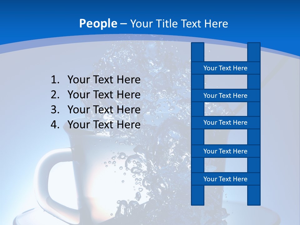 Office Figure Company PowerPoint Template